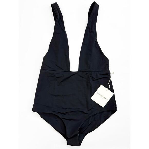 MARA HOFFMAN BLACK AUDREY ONE PIECE SWIMSUIT - Picture 4 of 10